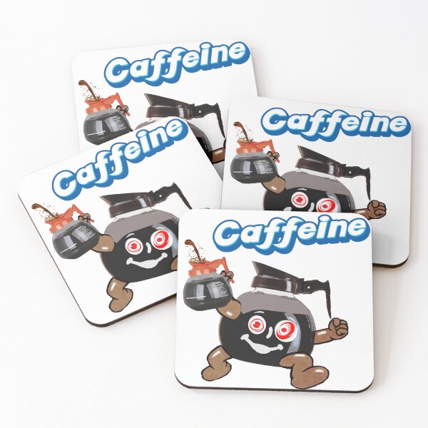 Item preview, caffeine coffee yeah logo designed and sold by VWscout2.