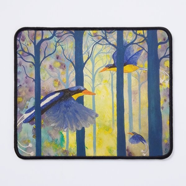 Item preview, Australian Buff-Breasted Kingfishers - birds designed and sold by Garry Greenwood.