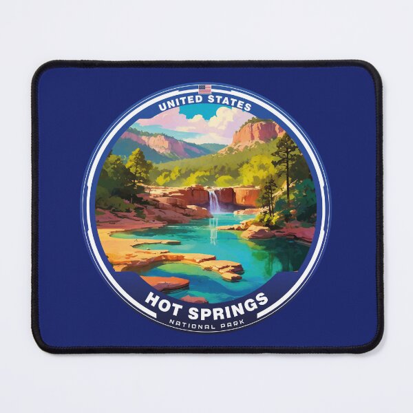 Item preview, HOT SPRINGS National Park USA  designed and sold by Thistle-TShop.