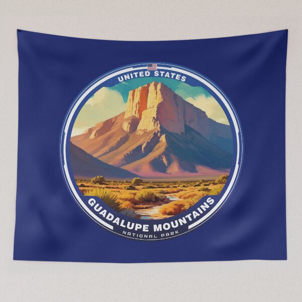 Item preview, GUADALUPE MOUNTAINS National Park USA  designed and sold by Thistle-TShop.