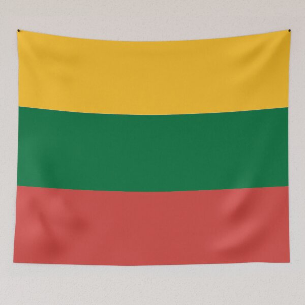 Item preview, National Flag of Lithuania in Official Plain Colors designed and sold by drsaver.
