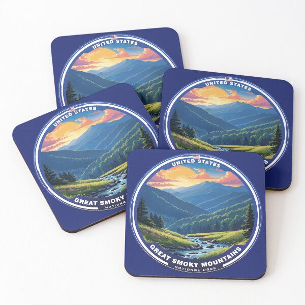 Item preview, GREAT SMOKY MOUNTAINS National Park USA  designed and sold by Thistle-TShop.