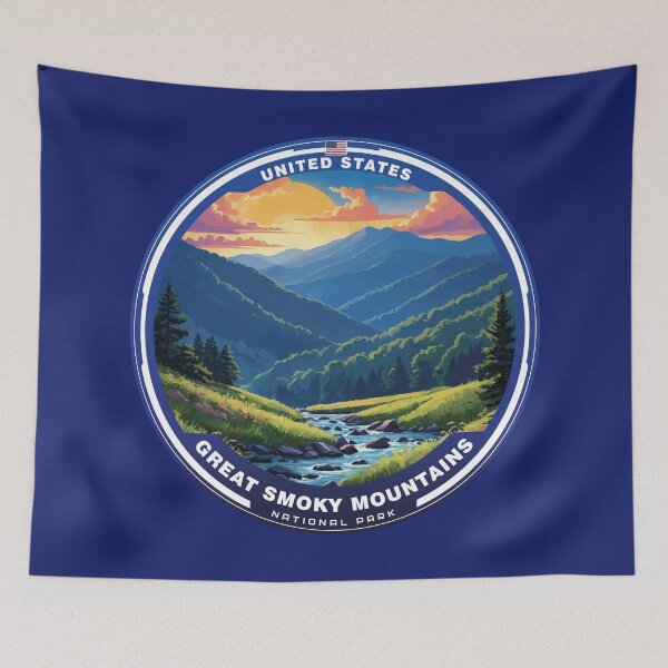 Item preview, GREAT SMOKY MOUNTAINS National Park USA  designed and sold by Thistle-TShop.