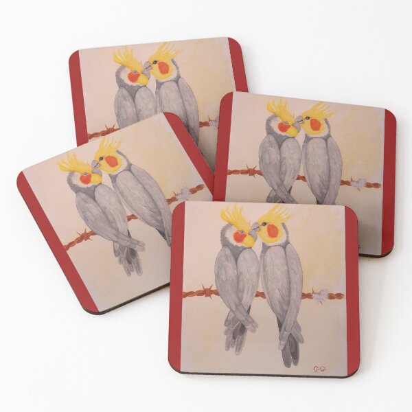 Item preview, Loros cacatúa australianos en acuarela designed and sold by Garry Greenwood.