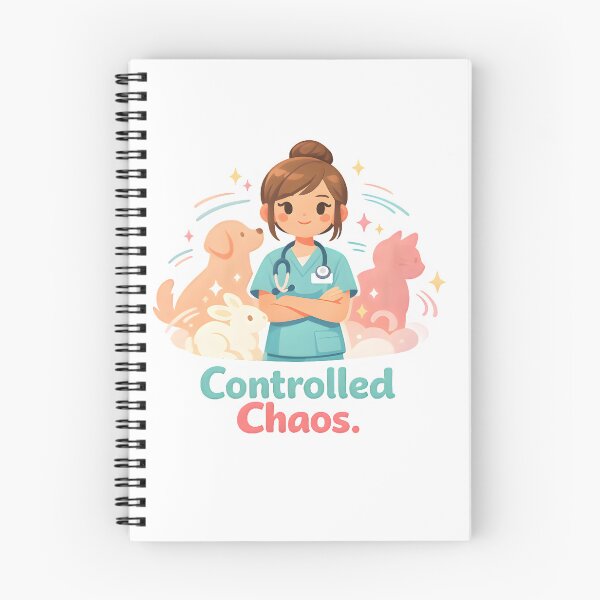 Item preview, Controlled Chaos – Funny Veterinary Clinic Humor Design for Vet Techs designed and sold by Bettybee00.