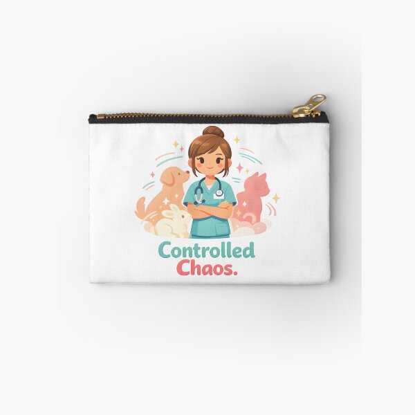Item preview, Controlled Chaos – Funny Veterinary Clinic Humor Design for Vet Techs designed and sold by Bettybee00.