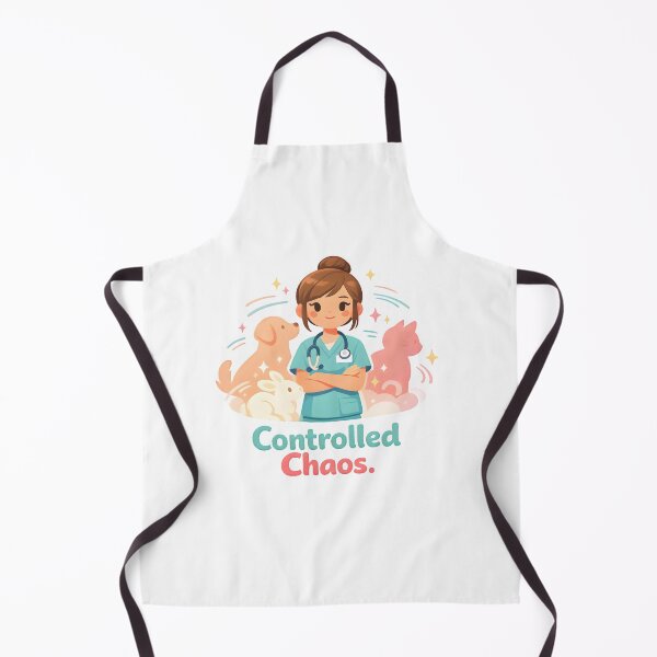Item preview, Controlled Chaos – Funny Veterinary Clinic Humor Design for Vet Techs designed and sold by Bettybee00.