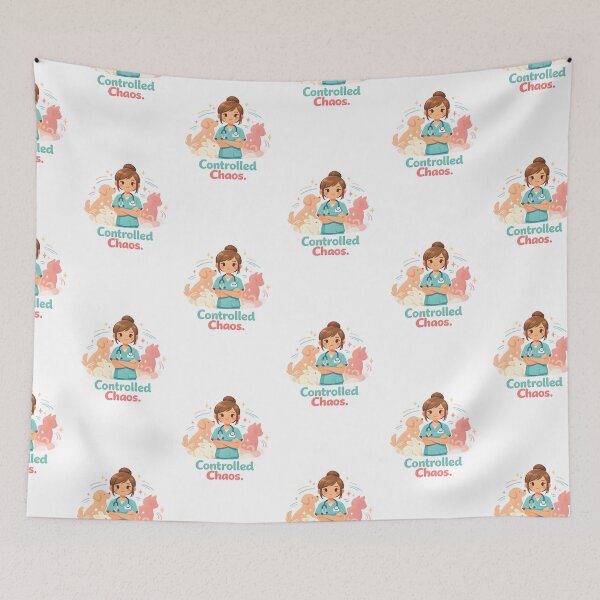 Item preview, Controlled Chaos – Funny Veterinary Clinic Humor Design for Vet Techs designed and sold by Bettybee00.