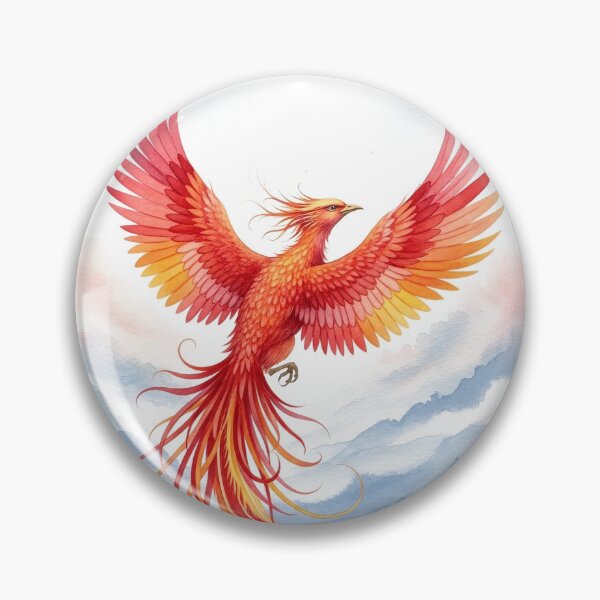 Item preview, Phoenix Watercolor designed and sold by Aureluxe.