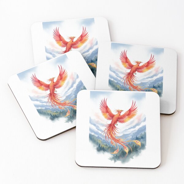 Item preview, Phoenix Watercolor designed and sold by Aureluxe.