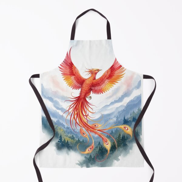 Item preview, Phoenix Watercolor designed and sold by Aureluxe.