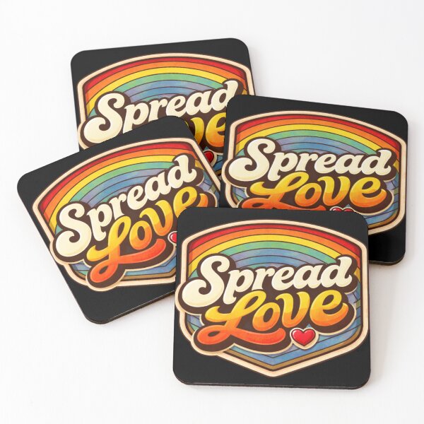 Item preview, Vintage Spread Love Rainbow Design designed and sold by Iuqiune.