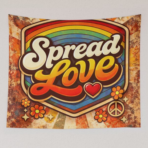 Item preview, Vintage Spread Love Rainbow Design designed and sold by Iuqiune.