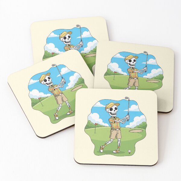 Item preview, Skeleton Playing Golf – Funny Spooky Golfer Design designed and sold by SunnyIris.