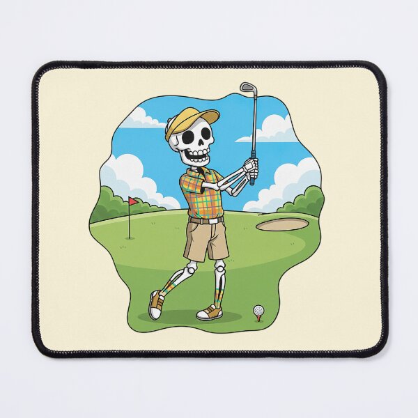 Item preview, Skeleton Playing Golf – Funny Spooky Golfer Design designed and sold by SunnyIris.