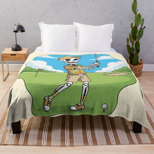 Item preview, Skeleton Playing Golf – Funny Spooky Golfer Design designed and sold by SunnyIris.