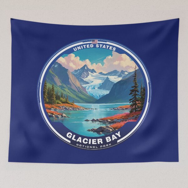 Item preview, GLACIER BAY National Park USA  designed and sold by Thistle-TShop.