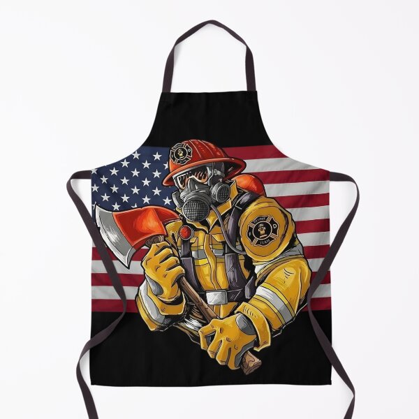 Item preview, American Firefighter Hero USA Flag Patriotic Art designed and sold by DrukNaStyl.