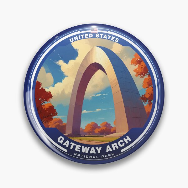 Item preview, GATEWAY ARCH National Park USA  designed and sold by Thistle-TShop.
