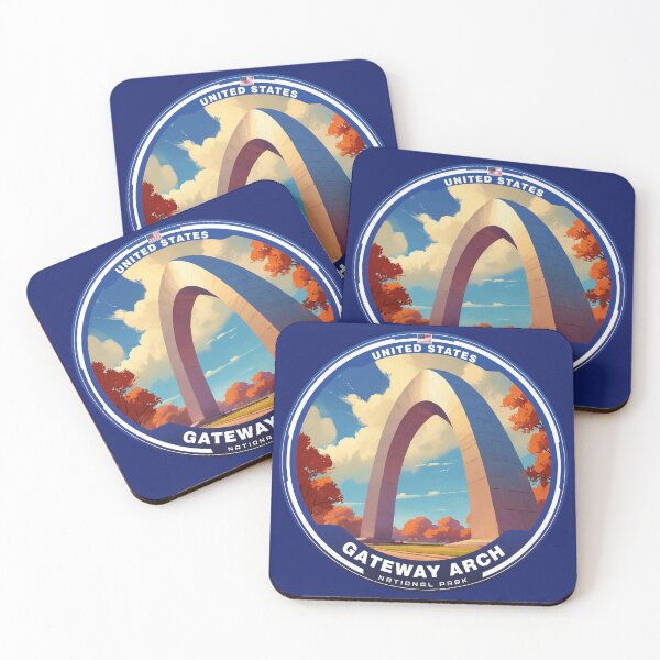 Item preview, GATEWAY ARCH National Park USA  designed and sold by Thistle-TShop.