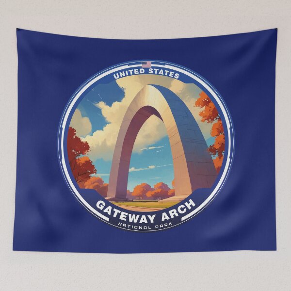 Item preview, GATEWAY ARCH National Park USA  designed and sold by Thistle-TShop.