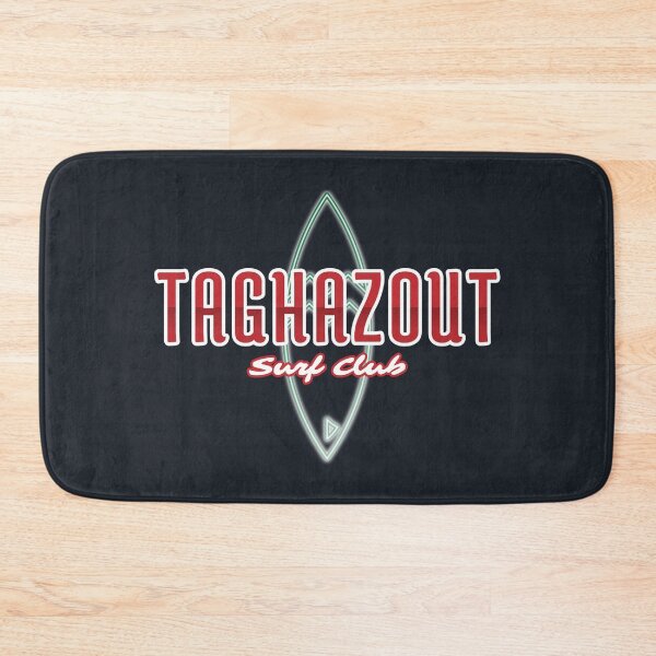 Item preview, Taghazout Surf Club Surfboard Design - Moroccan Flag Colors, Surfing Art, Beach Decor, Taghazout Surfing Gift, Morocco Beach Vibes, Surf Lover Artwork designed and sold by Bold & Brewed.