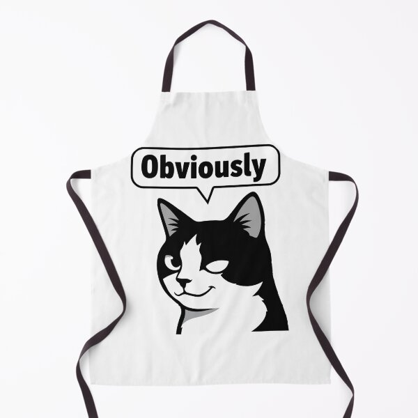 Item preview, Obviously Cat Shirt – Funny Smug Tuxedo Cat Meme Sarcastic Attitude Humor Design designed and sold by Design-Pro-21.