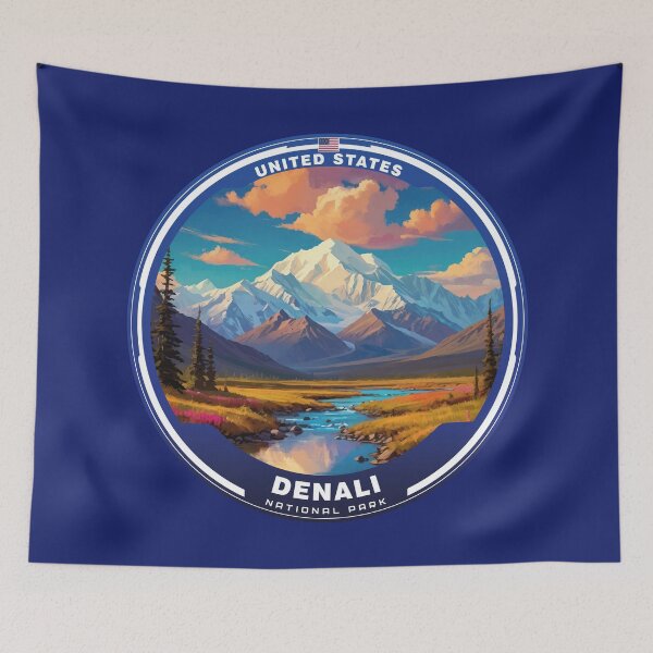 Item preview, DENALI National Park USA  designed and sold by Thistle-TShop.