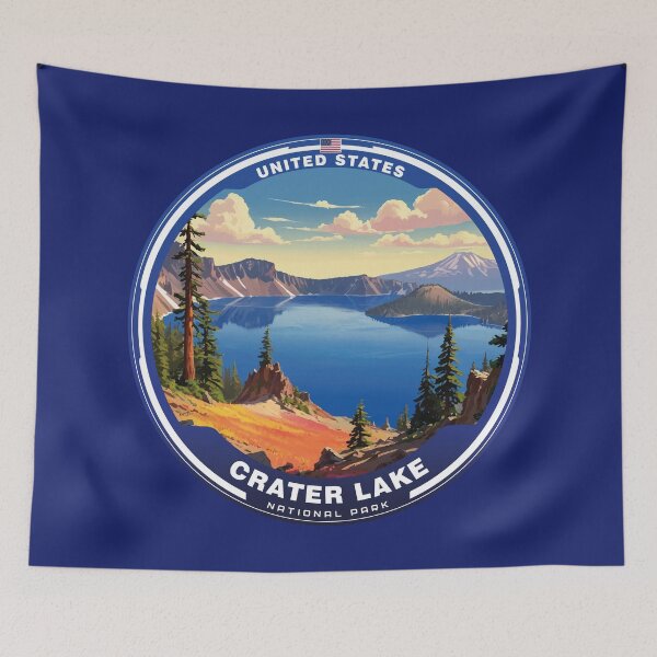 Item preview, CRATER LAKE National Park USA  designed and sold by Thistle-TShop.