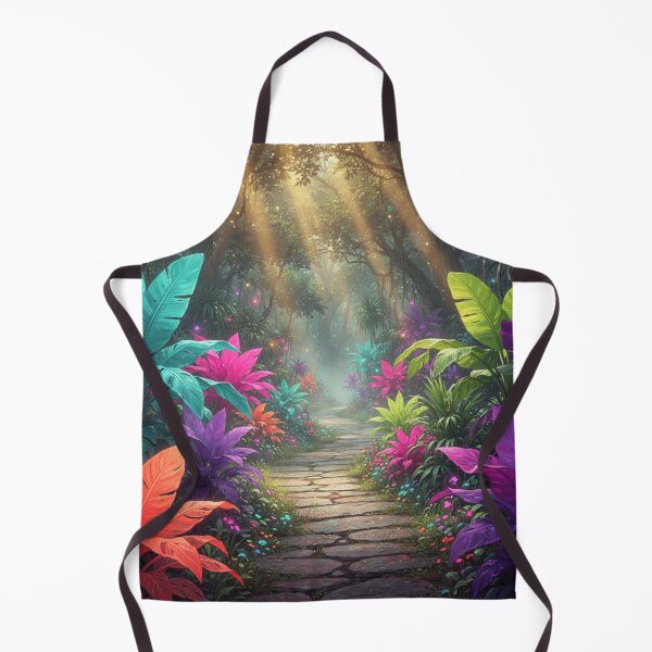 Item preview, Vibrant Neon Jungle Fantasy Pathway designed and sold by Whispers of Light✨.