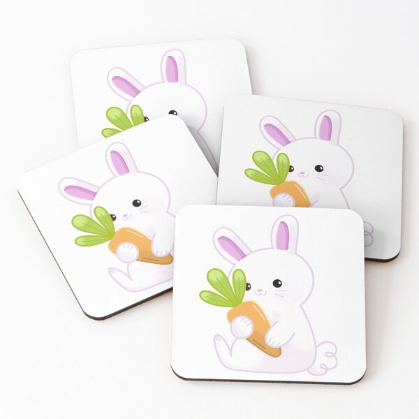 Item preview, Cute Bunny Sticker – Soft Cottagecore Aesthetic designed and sold by Femwealth.