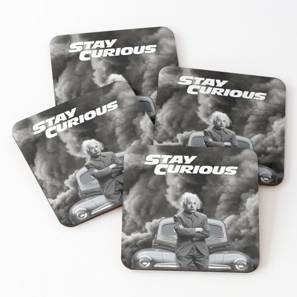 Item preview, Albert Einstein - Stay Curious designed and sold by Nuraning.
