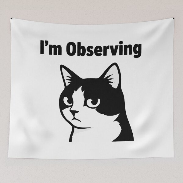 Item preview, I’m Observing Cat Shirt – Funny Tuxedo Cat Minimalist Vector Sarcastic Watching Humor Design designed and sold by Design-Pro-21.