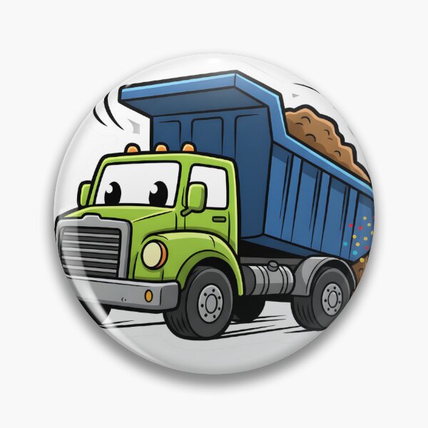 Item preview, Dump Truck Cartoon designed and sold by 4AGift.