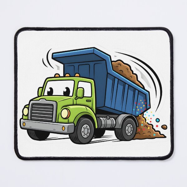 Item preview, Dump Truck Cartoon designed and sold by 4AGift.