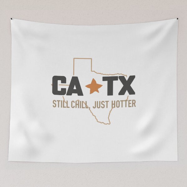 Item preview, CA to TX Still Chill Just Hotter Shirt – California to Texas Move Tee designed and sold by FindYouByZ.
