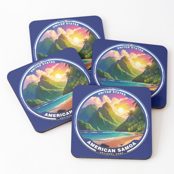 Item preview, AMERICAN SAMOA National Park USA  designed and sold by Thistle-TShop.