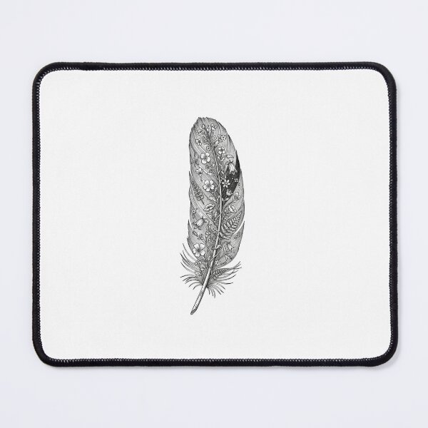 Item preview, Penna Vernalis - Vintage Botanical Feather Illustration designed and sold by LaurannaDesign.