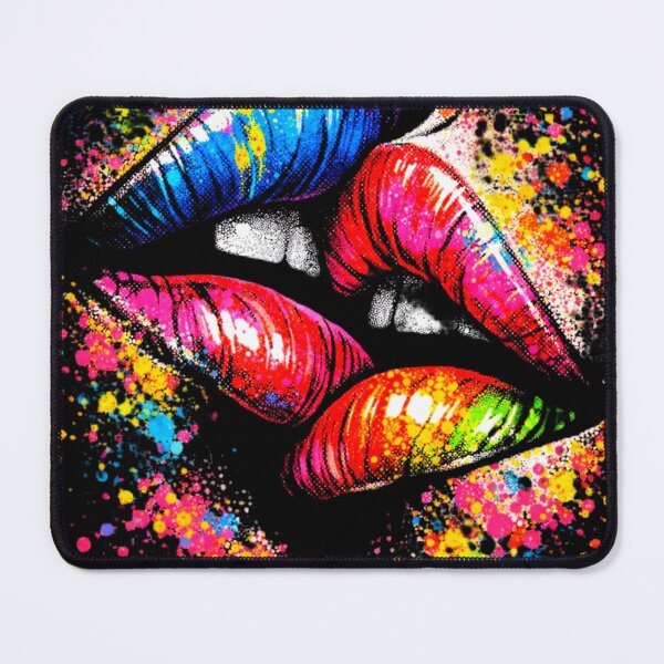 Item preview, Color Riot Lips – Vibrant Pop Art designed and sold by Assie P T T design.