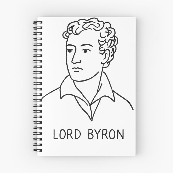 Item preview, Lord Byron - Minimalist Line Art Portrait designed and sold by Artsy-With.