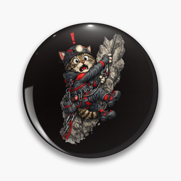 Item preview, Cave Explorer Panic Mode – Funny Caving Cat designed and sold by Tadeusz1.