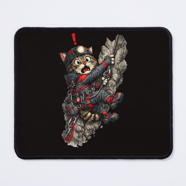 Item preview, Cave Explorer Panic Mode – Funny Caving Cat designed and sold by Tadeusz1.