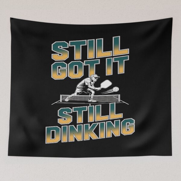 Item preview, pickleball - pickleball humor - pickleball gift - pickleball senior player - pickleball paddle - dink humor - dink responsibly - kitchen line - kitchen crew - third shot drop - drop shot designed and sold by JansenGS.