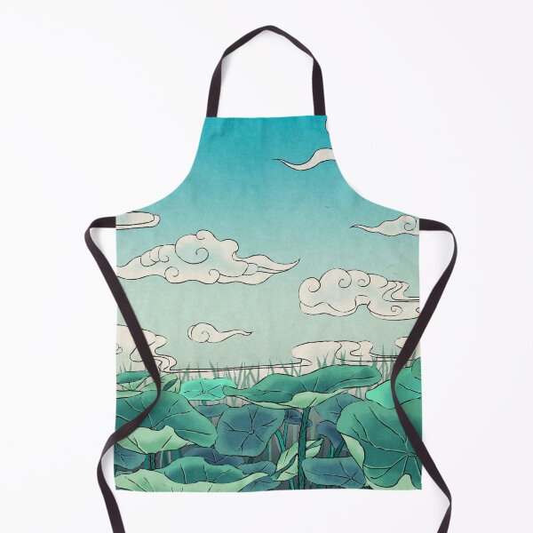 Item preview, Infinite Calm: Lush Lotus Leaves under the Midday Sun designed and sold by QamarART Paintings.
