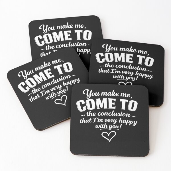 Item preview, You Make Me Happy Romantic Love Quote Typography designed and sold by DrukNaStyl.