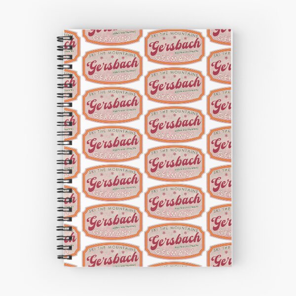 Item preview, Gersbach, Germany, Baden-Württemberg, Ski, textured skiing badge designed and sold by Wanderful-roads.