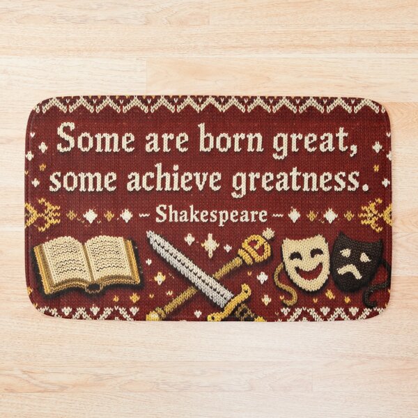 Item preview, Shakespeare quote Born Great Knitting pattern designed and sold by Mauswohn.