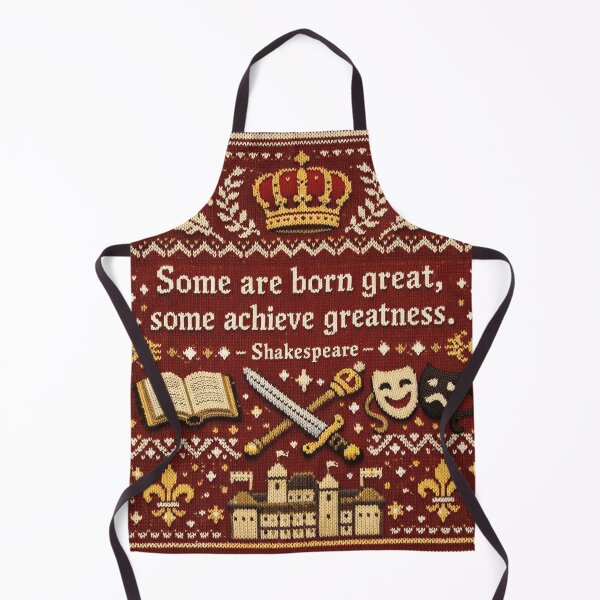 Item preview, Shakespeare quote Born Great Knitting pattern designed and sold by Mauswohn.