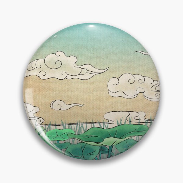 Item preview, Awakening Purity: Lotus Leaves in the Misty Dawn designed and sold by QamarART Paintings.