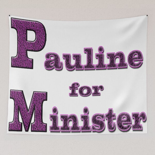 Item preview, Pauline Hanson for PM, Prime Minister of Australia designed and sold by Huskyyy Designs.